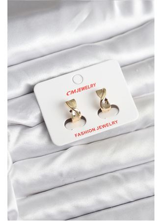 14K Gold Renk Kaplama CM Kadın Küpe