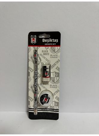 Kırtasiye Seti 3'lü Siyah Beyaz