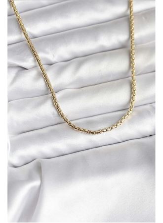 14K Gold Renk Kaplama Zincir Model CM Kadın Kolye