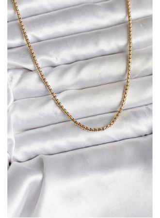 14K Gold Renk Kaplama Zincir Model CM Kadın Kolye