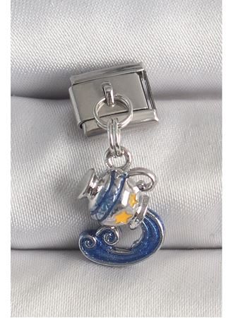 316L Çelik Gümüş Renk Sallantı Kova Burç Model Nomination Charm