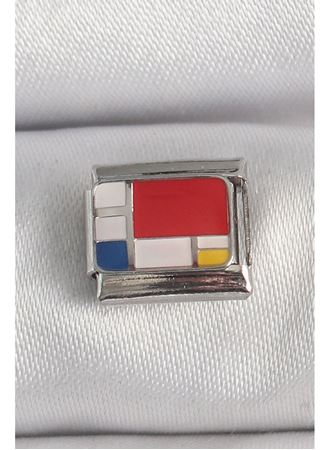 316L Çelik Gümüş Renk Karışık Renk Portre Model Nomination Charm