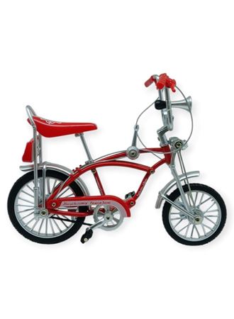 Model Araçlar -1:8 Metal Retro Pinokyo Bisiklet - Die -Cast 17 cm - Kırmızı