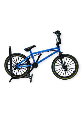 Model Araçlar -1:8 Metal BMX Bisiklet - Die -Cast 17 cm - Mavi