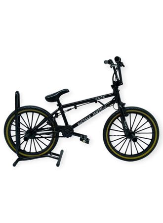 Model Araçlar -1:8 Metal BMX Bisiklet - Die -Cast 17 cm - Siyah