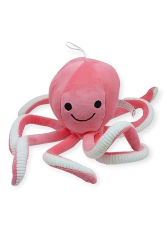 Peluş Sevimli Ahtapot 30 cm - Pembe