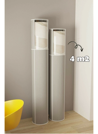 6’lı Hava Geçiren Kapasiteli, Toz ve Nem Koruyucu PVC Pencereli Halı Kılıfı Hurcu – 4 m² (