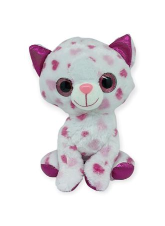 Peluş Cam Gözlü Hayvanlar 25 cm - Kedi