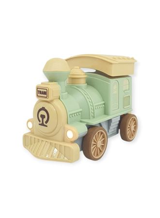 Oyuncak Tren Işıklı Sesli Bas Gitsin 14cm - YEŞİL - 8068A