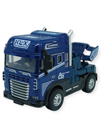 Metal Tır 1:24 - Sesli Işıklı Tır 13 cm - Lacivert