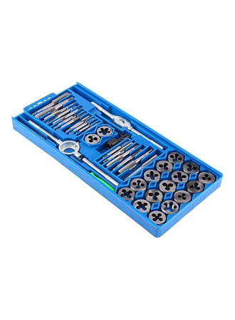 Klavuz 40 Parça Klavuz Açma Seti Pafta Seti Metrik Set Kılavuz Pafta Full Set (