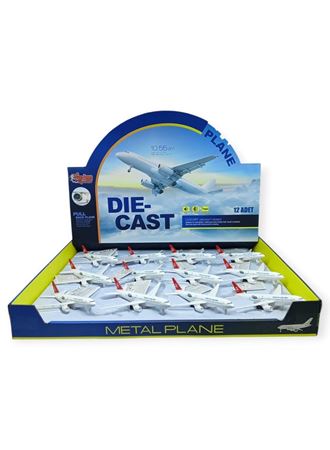 Çek Bırak Işıklı Sesli Yolcu Uçak 15 Cm - 777-2