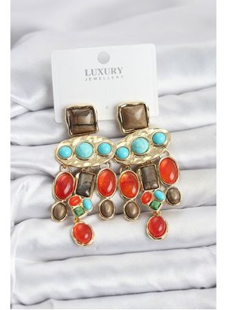 Vintage Sallantılı Kadın Küpe