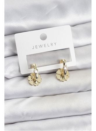 Pirinç Gold Renk Kadın Göçmen Küpe