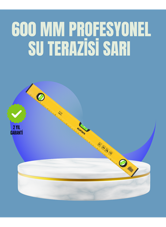 Dayanıklı Plastik Gövdeli 600 mm Su Terazisi