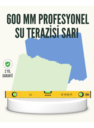 Profesyonel 600 mm Su Terazisi Duvar ve Montaj İşleri İçin