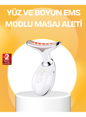 7 Renk LED Işık Terapili Cilt Bakım Cihazı USB Şarjlı