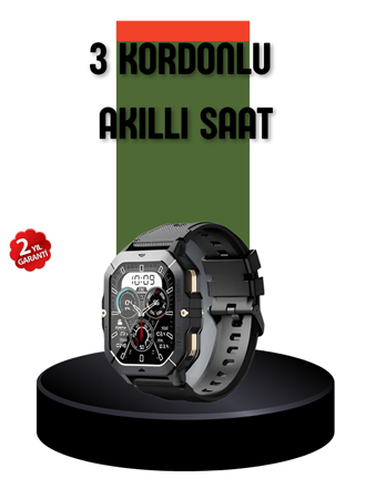 AMOLED Ekranlı Akıllı Saat 10 Gün Pil Ömrü