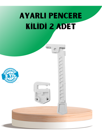 Emniyet Amaçlı Pencere Açılma Sınırlayıcı Aparat 2 Adet