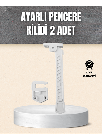 Kolay Montajlı Pencere Açılma Sınırlayıcı 2’li Set