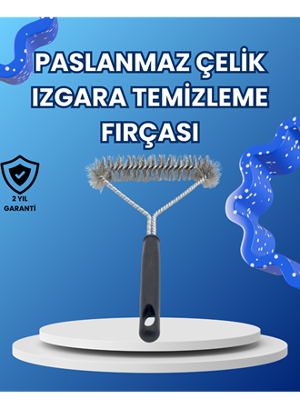 Paslanmaz Çelik Izgara Temizleme Fırçası Mangal ve Barbekü İçin