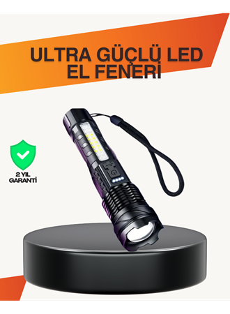 Outdoor ve Acil Durum İçin Güçlü LED El Feneri