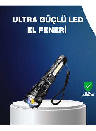 Outdoor ve Acil Durum İçin Güçlü LED El Feneri
