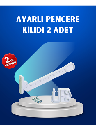 Pencere Güvenlik Kilidi Açılma Sınırlayıcı Aparat 2 Adet