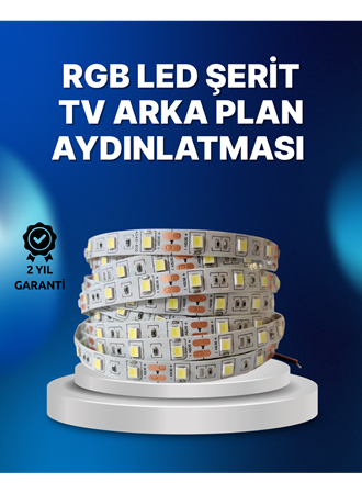 RF Kumandalı Renk Değiştiren TV LED Şerit 2MT