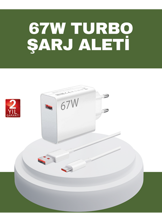 67 Watt Type C Hızlı Şarj Cihazı OnePlus 7 8 9 10 Uyumlu