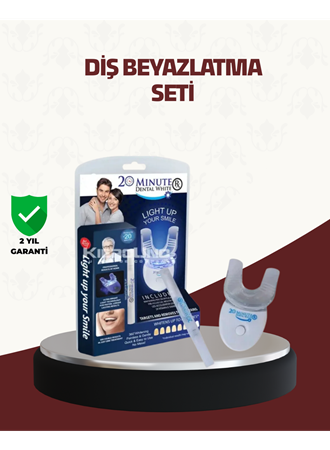 Evde Kullanıma Uygun LED Teknolojili Diş Beyazlatma Kiti