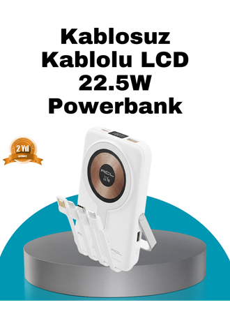 MagSafe Uyumlu Kablosuz Powerbank Hızlı Şarj Özellikli