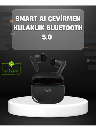 Yapay Zeka Destekli Bluetooth Kulaklık Anlık Çeviri ve Gürültü Engelleme