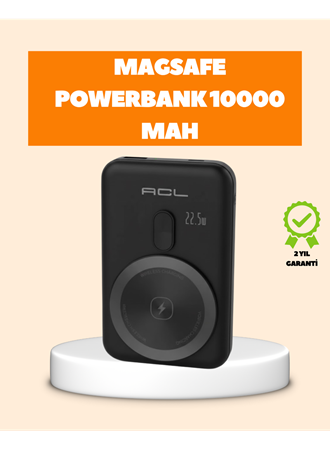 LCD Ekranlı Kablosuz Powerbank Type C ve USB Çıkışlı