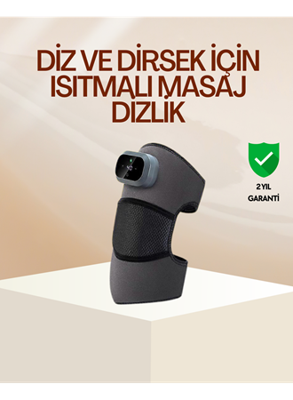 Diz ve Dirsek İçin Isıtmalı Masaj Dizlik Aparatı