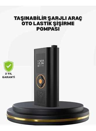 Taşınabilir Dijital Lastik Şişirme Cihazı Güvenli ve Pratik Kullanım