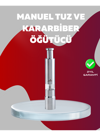 Ergonomik Tasarımlı, Nem Geçirmez Kapaklı Baharat Öğütücü