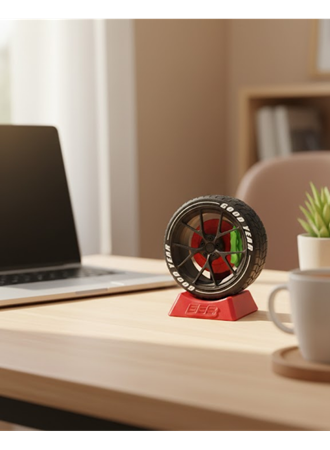 Ofis Masası İçin Jant Temalı Dekoratif Masa Üstü Aksesuar