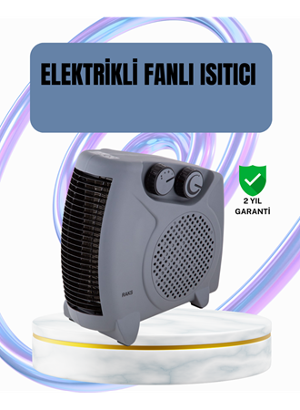 Fanlı Oda Isıtıcısı Termostat Kontrollü Soğuk Hava Üfleme Modu