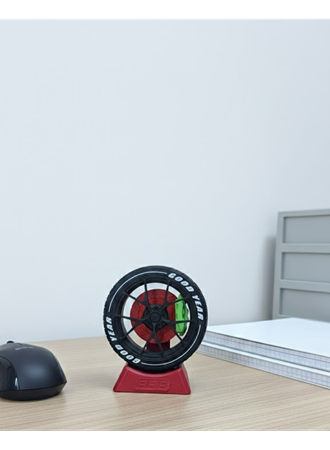 Jant Tasarımlı Masa Üstü Ofis Dekoru Spor Tasarım Aksesuar