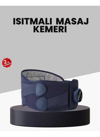 Titreşimli Masajlı Bel Kemeri Isıtmalı Destekli