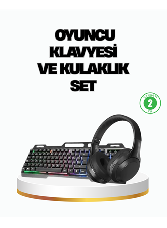 HN01 KULAKLIK + PG-8018 OYUNCU KLAVYESİ SET