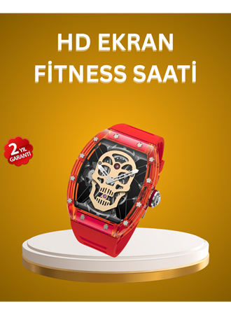 Geniş Ekranlı Akıllı Saat Şık ve Modern Tasarım