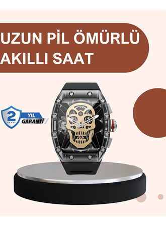 Uzun Pil Ömürlü Akıllı Saat Günlük ve Spor Kullanım