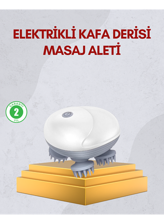 Kablosuz Kafa ve Vücut Masaj Aleti Taşınabilir Tasarım