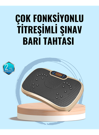 Evde Spor İçin Titreşimli Plate Fitness Platformu