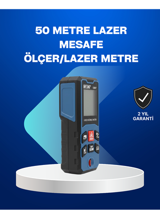 Profesyonel Lazer Metre Hassas Ölçüm ve Dijital Ekran