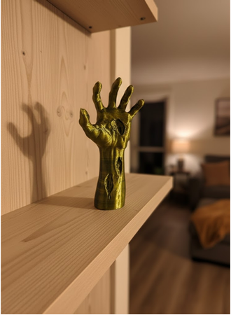 Dekoratif El Heykeli 22×7 cm Fantastik Koleksiyonluk Masaüstü Figür