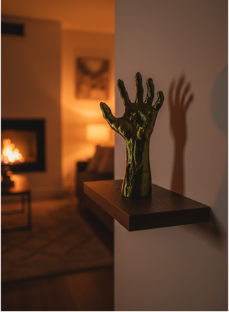 Modern Tasarım El Figürü 3D Dekoratif Biblo Koleksiyonluk