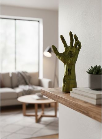 El Formu Masaüstü Dekor Obje